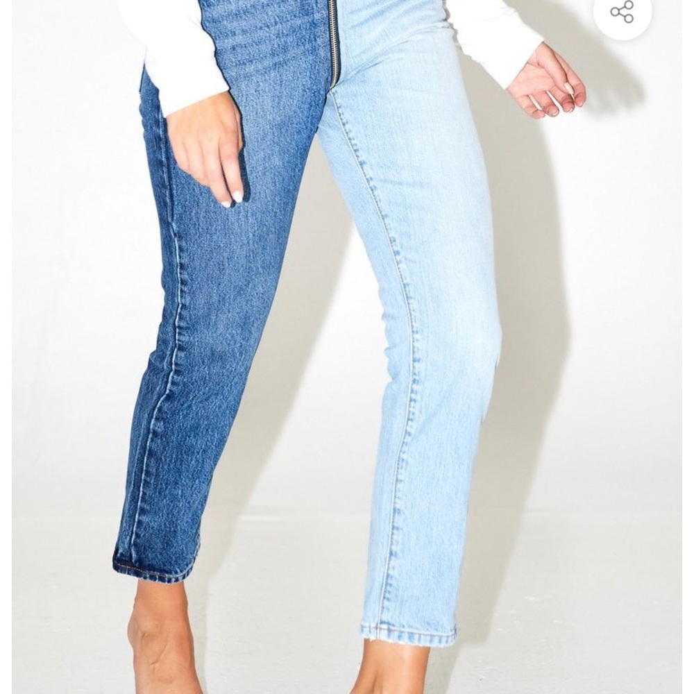 Revice denim yin yang crops!